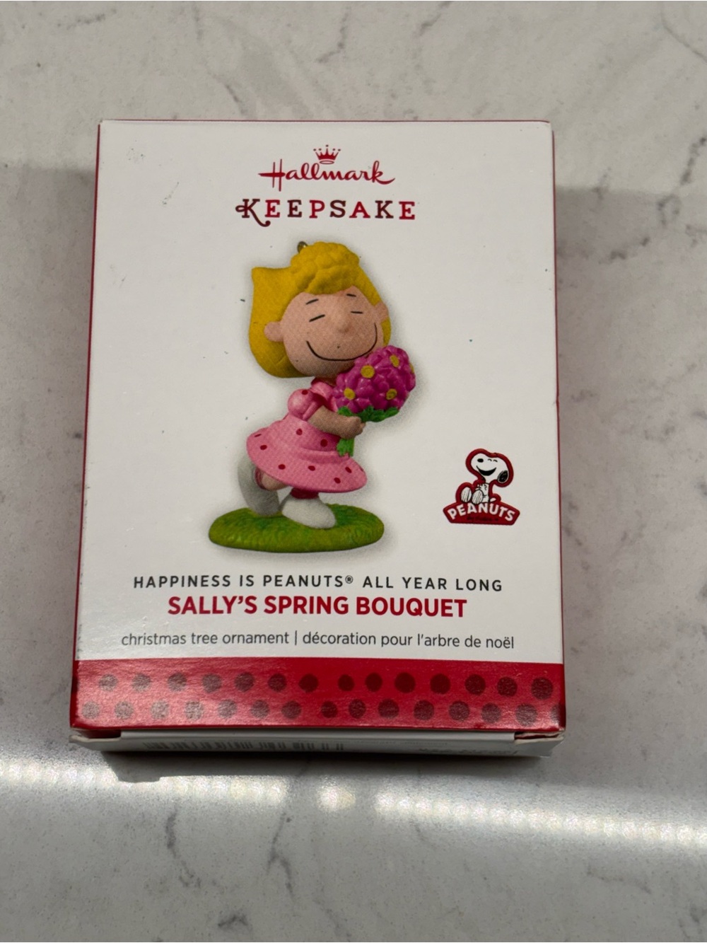 Hallmark Keepsake Peanuts Sally's Spring Bouquet Ornament Christmas 2014